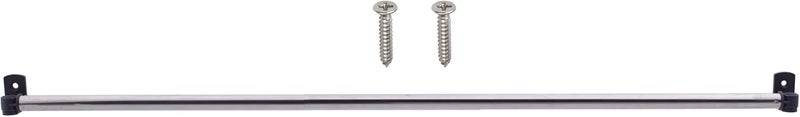 YYST Type A 16" to 39.5" Swivel End Window Curtain Sash Rod for Top & Bottom Doors & Sidelights Petite Café Sidelight Rods W Screws (Black -1) - Image 1